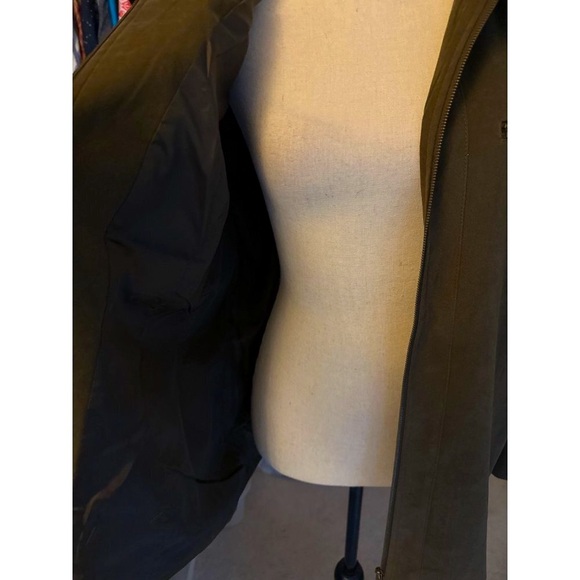 Norm Thompson Microsuede Jacket Brown Microsuede Zip Up Lined Vintage Size 2X - Picture 2 of 8